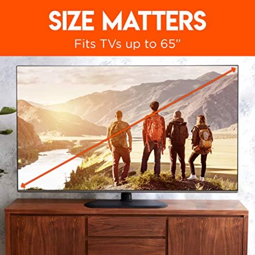 Stand giratório da TV ECHOGEAR - Stand de substituição universal para TVs de até 65 - altura ajustável até 8 e Smooth TV Giration -