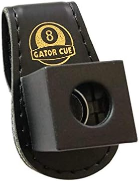 Porto de giz de clipe de cinto magnético de couro Gator
