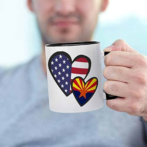 Corações interligadas American Arizona State Flag Creat