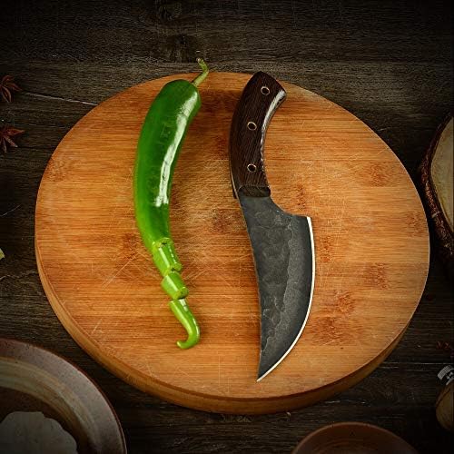 Cleaver de carne, faca Cleaver 5,5 polegadas faca de desosço japonês estilo japonês prático aço inoxidável