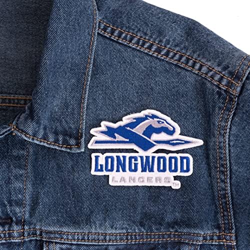 Longwood University Patch Lancers Lu bordados Patches Apliques Costura ou Ferro em Blazer
