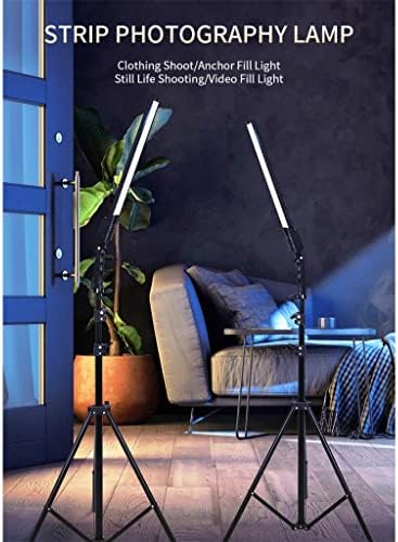 N/A Kit de iluminação LED de estúdio de fotografia LED LED LED LED VÍDEO DE VÍDELA DE MATURA Lâmpada com lâmpada de lâmpada 24W 3200K-5500K Photography
