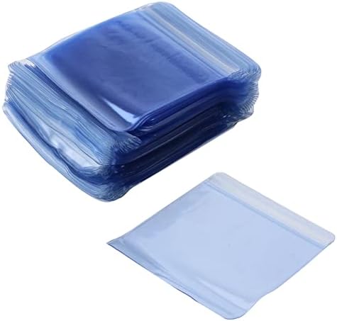 Woogim 100pcs sacos plásticos self SEAL Plástico PVC com zíper de PVC Sacos de trava de PVC 1.97x2.76inChes Bolsa de bloqueio transparente