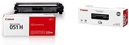 Cartucho de toner genuíno Canon 051 preto, alta capacidade e imagens de 1 pacote mf264dw, mf267dw, mf269dw, lbp162dw impressoras