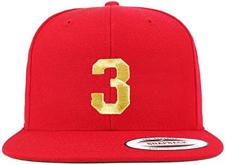 Trendy Apparel Shop número 3 Gold Thread Bill Snapback Baseball Cap