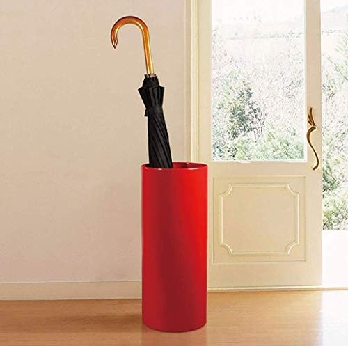 Neochy Umbrella Stand Umbrella Rack, suporte de pé livre para um guarda -chuva longo para corredor, sala de estar, escritório/vermelho
