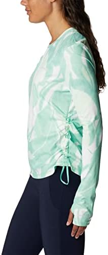 Camisa de manga longa de defletor de verão feminina de Columbia