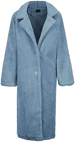 Jaqueta de manga comprida feminino encanto túnica de inverno date noite jaqueta grossa sólida fria com bolsos