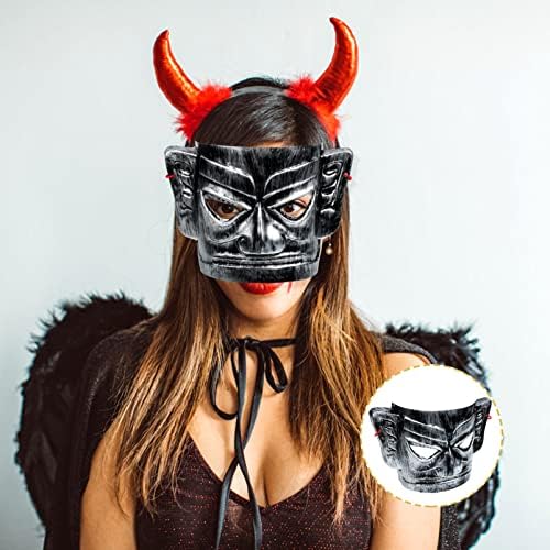 Máscaras de Halloween de 2pcs de 2pcs para adultos máscara de bronze máscara de bronze para máscaras de máscaras Decoração de
