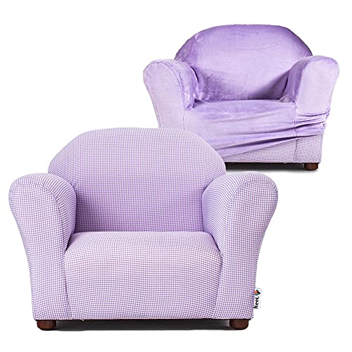 Cadeira de Keet Roundy Kid, cadeira combo com capa, lavanda