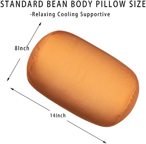 Focustee Spish Fish Bean Bed Microbead travesseiro travesseiro de tubo travesseiro corporal liso toque frio maconha de tecido e traseiro lança travesseiro de viagem cores divertidas