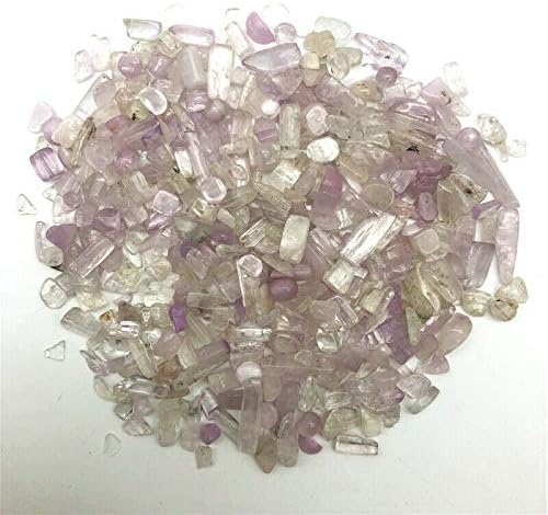 Qiaononai zd1226 50g 5-7mm Natural Spodumeno Quartz Crystal Stone Reiki Decoração de Cura Naturais e Minerais Torcidos
