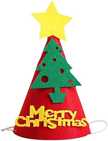 Vestido natal chapéu de bricolage para crianças up decoração vestido suprimentos adultos vestido de Natal Festa de Natal Executando viseiras