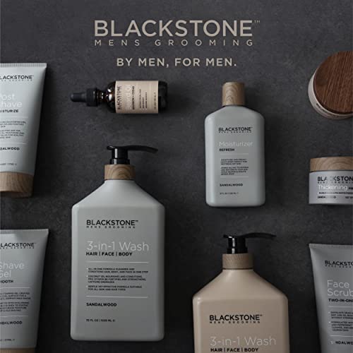 Pomada de penteado de cabelo da Blackstone Men - Média segura com brilho natural | Paraben e crueldade | Feito nos EUA, Bourbon +