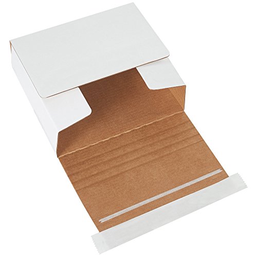 Pacote de suprimentos de suprimentos de pacote de correio de CDeal e self CD, 5 3/4 x 5 1/16 x 1 3/4 , branco