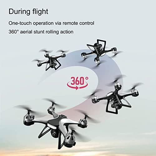 Drone FPV dobrável do STSEAEACE com câmera Wi -Fi 4K para adultos e crianças; Quadcopter RC com 2 baterias por 50 min de vôo, paurna