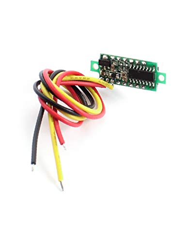 X-Dree 0-100V Digit amarelo 3 bits LED Digital Display Voltímetro de gaiola de tensão (Voltmetro del Voltmetro del