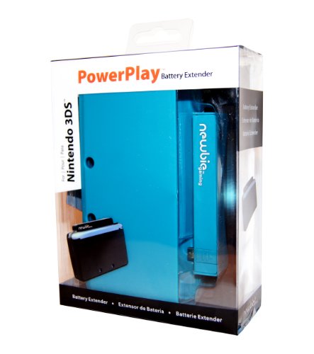 Powerplay Battery Extender - Aqua Blue - Nintendo 3DS