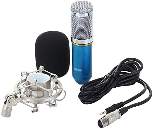 XDSDDS Condensador Profissional Microfone Cardioid Audio Studio Recording Vocal Mic KTV Microfone + Montagem de choque