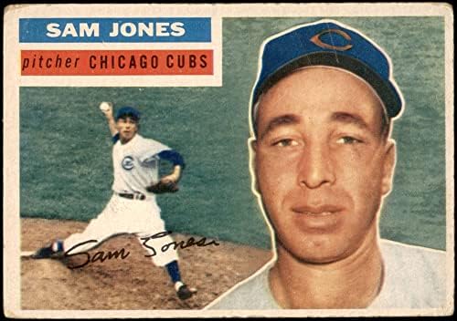 1956 Topps 259 Sam Jones Chicago Cubs Good Cubs