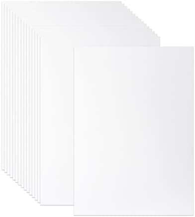 Livholic 100 Sheets White Card Pressnter Papter 250gsm Cober 92lb Papel de cartolina espessa em branco para fabricação