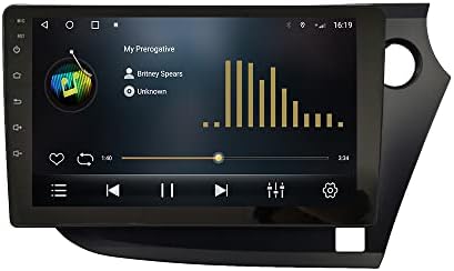 Android 10 Autoradio Navigação de carro Multimídia Multimedia Player GPS Radio 2.5D Tela de toque Forhonda Insight 2009 RHD