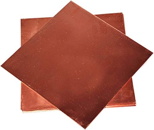 Folha de latão Huilun Placa de folha de metal de cobre 200x300x2mm placas de latão de metal de cobre cortadas