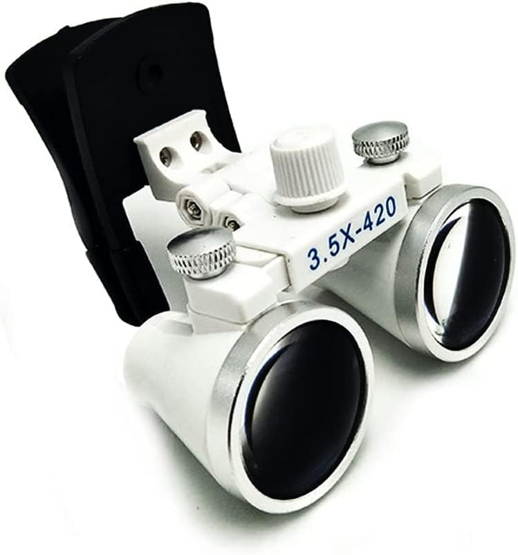 Lupa binocular de 3,5x-420mm Melhor, clipe de plástico no tipo 16.5 de lupas binoculares de surfista