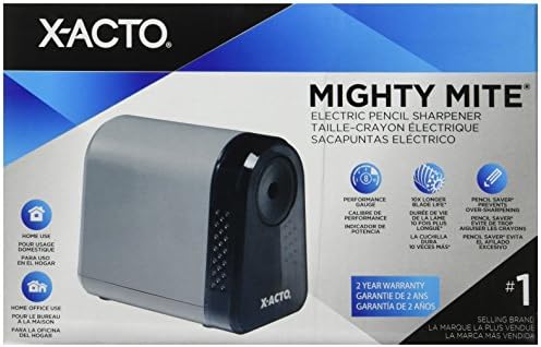 X-ACTO® Mighty Mite® Electric Pencil Sharpiner, cinza