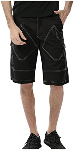Shorts de verão para homens, shorts de carga masculinos soltos soltos de caminhada respirável shorts táticos multi -bolso