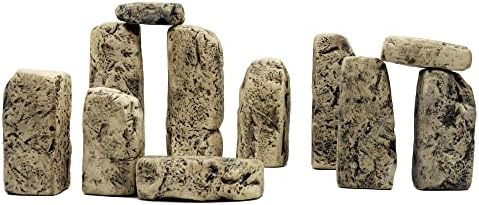 Rochas de pedra de ardósia de cerâmica -3 a 6 polegadas para decoração de terrário de répteis, decoração de rocha