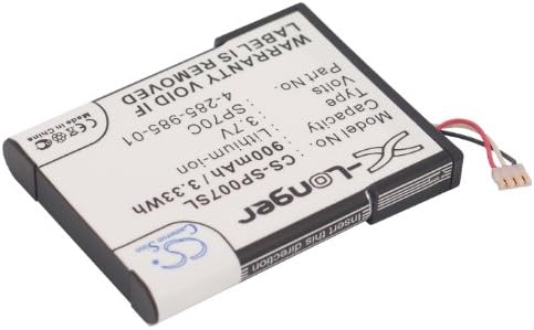 Bateria de 900mAh para Sony Pulse Wireless Headset 7.1, PSP E1000, PSP E1002, PSP E1004, PSP E1008