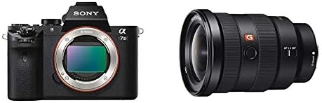 Sony Alpha 7 II câmera intercambiável de lente intercambiável com sensor de quadro completo Fe 16-35mm F2.8 GM Lente de zoom de ângulo largo, preto