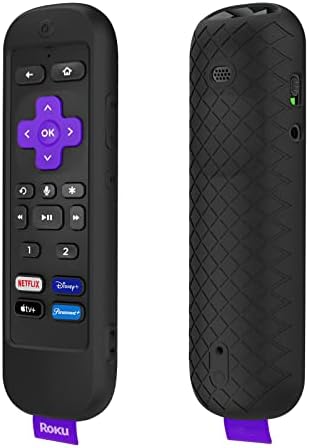Caso Remoto de Controle de Ustiya para Roku TV Ultra 2022/Voice Remote Pro/Streaming Stick 4K+/Streambar Pro Finate Remote Solar Charge