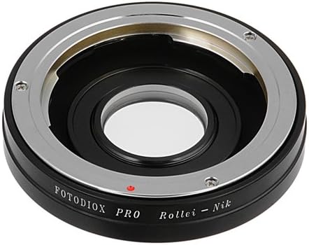 Adaptador de montagem da lente Fotodiox Pro, para lente rollei de 35 mm para câmeras DSLR de Nikon F-Mount DSLR