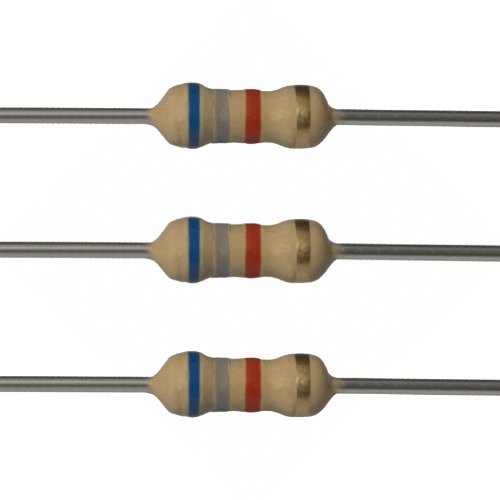 E-Projetos 10EP5146K80 Resistores de 6,8k ohm, 1/4 W, 5%