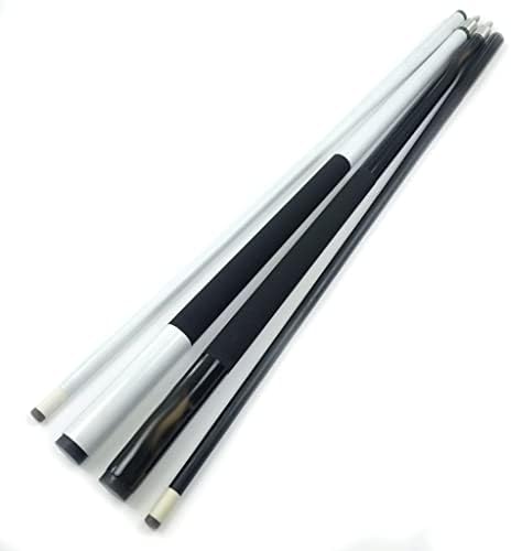 Pistas de bilhar carbono de ganfanren 13 mm de ponta preta/branca piscina bastões 1/2 split aço inoxidável Acessórios de bilhar
