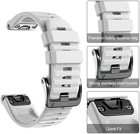 Coepmg Silicone Quickfit WatchBand Strap for Garmin Fenix ​​7x Fenix ​​7 Fenix ​​7s Watch EasyFit Wrist Band 20 26 22mm Strap