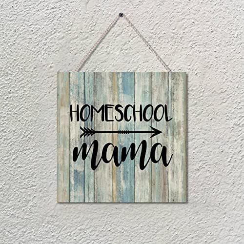 Placa de encorajamento de sinalização de madeira Mama Mama Mama vintage Arte de madeira de madeira de madeira