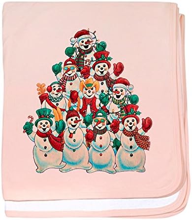 Royal Lion Baby Blanket Christmas empilhados com bonecos de neve gelados