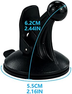 Suporte de substituição de montagem do carro GPS Tormen, materiais ABS, giro de 17 mm de sucção GPS GPS Montar suporte compatível com Garmin GPS Nuvi