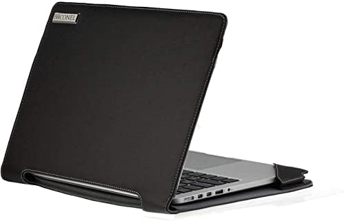 Broonel - Série de Perfil - Laptop de couro preto compatível com HP 15,6 polegadas HD Full HD PC 15S -FQ2015SA Laptop