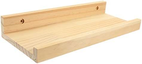 Angoily 5pcs prateleira flutuante de madeira feita para encomendar parede de madeira de pinheiro pendurado
