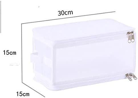 Akfriesnh caixa organizadora plástico caixa de armazenamento transparente Classificação de roupas de triagem de sacola de sacola de bolsa de lavagem de bolsa de lavagem
