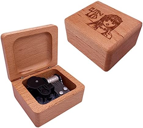 YouTang Elfen Lied Music Box Lilium Escrited Wood Musical Box Windup Gift Box