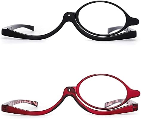 JM 2 pares de maquiagem de óculos de leitura +3.0