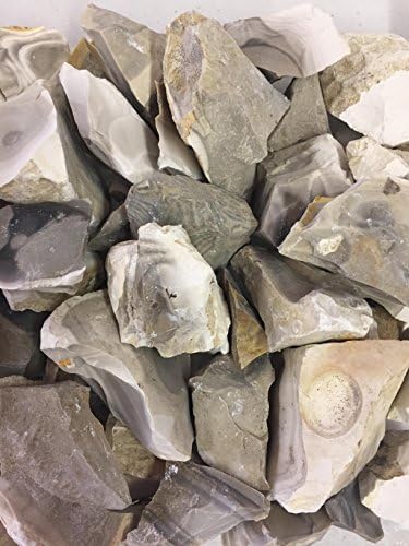 Materiais Hypnotic Gems: 18 lb Bulk Rough Rough Stones da Dinamarca - Cristais e pedras naturais crus para CABING, LAPIDARY, TOTLING, Polishing, Wire embalando, Wicca e Reiki Crystal Healing