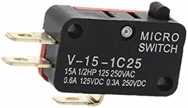 Automação de segurança Micro limite interruptor V-15-1C25 ALAVERSA DE ROLO DE AÇÃO SNAP 250V 16A 1NO 1NC