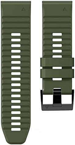 Jdime 22mm Bandas de relógio de borracha para Garmin Fenix ​​7/Fenix ​​6/Fenix ​​5/Fenix ​​5 Plus/Fenix ​​6/Fenix ​​6 Pro/Forerunner