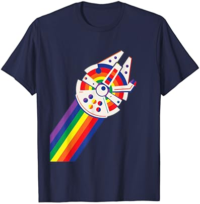 T-shirt Star Wars Rainbow Millennium Falcon